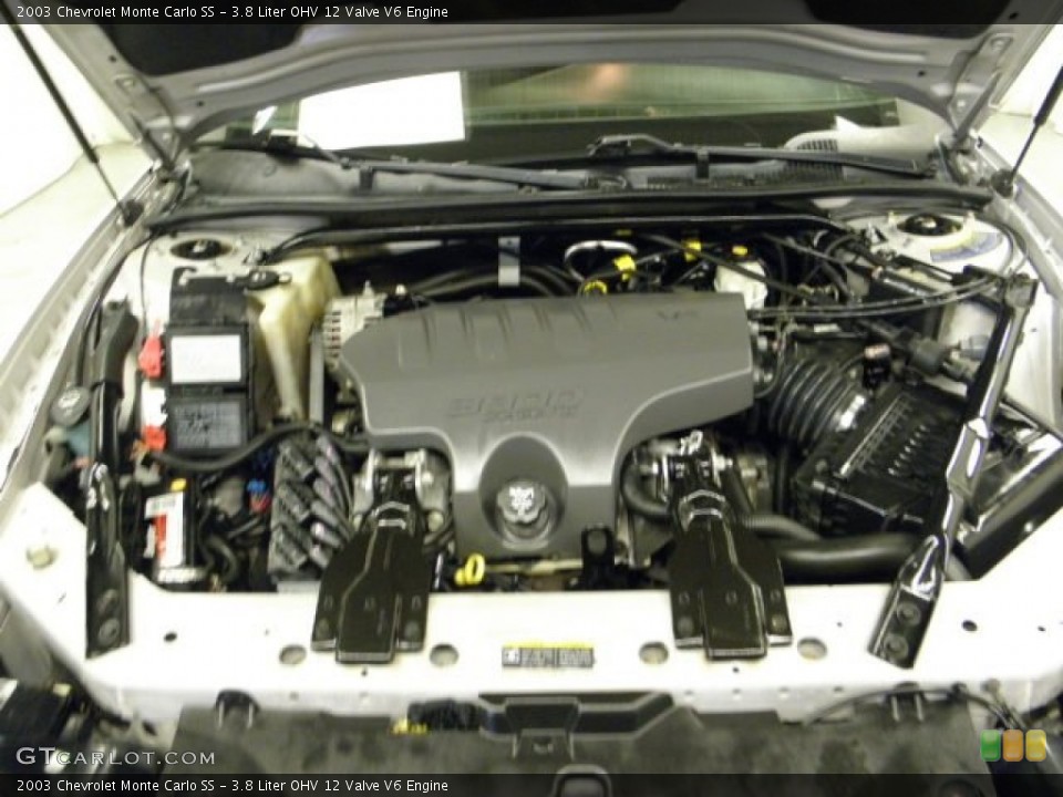 3.8 Liter OHV 12 Valve V6 2003 Chevrolet Monte Carlo Engine