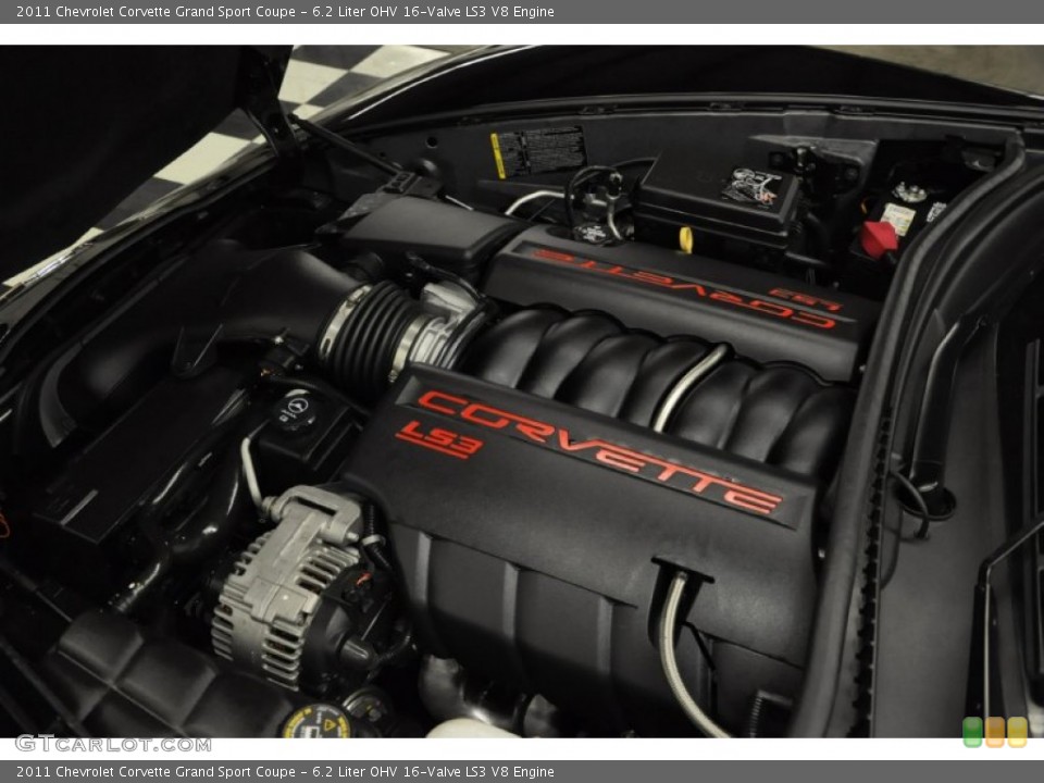 6.2 Liter OHV 16-Valve LS3 V8 Engine for the 2011 Chevrolet Corvette #59263380