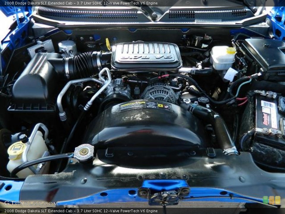 3.7 Liter SOHC 12-Valve PowerTech V6 Engine for the 2008 Dodge Dakota #59268093