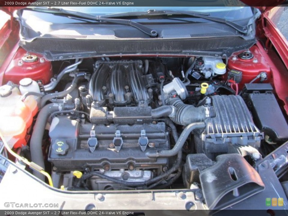 2.7 Liter Flex-Fuel DOHC 24-Valve V6 Engine for the 2009 Dodge Avenger #59281809