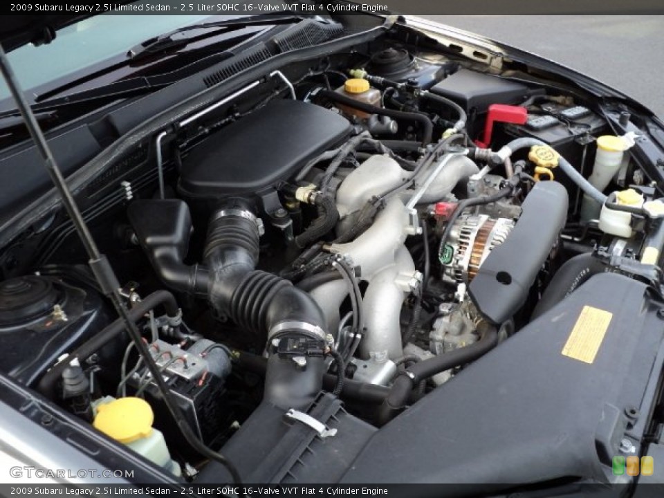 2.5 Liter SOHC 16-Valve VVT Flat 4 Cylinder Engine for the 2009 Subaru Legacy #59297916