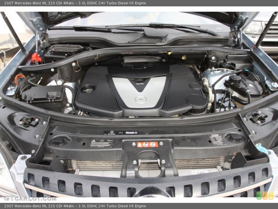 3.0L DOHC 24V Turbo Diesel V6 2007 Mercedes-Benz ML Engine
