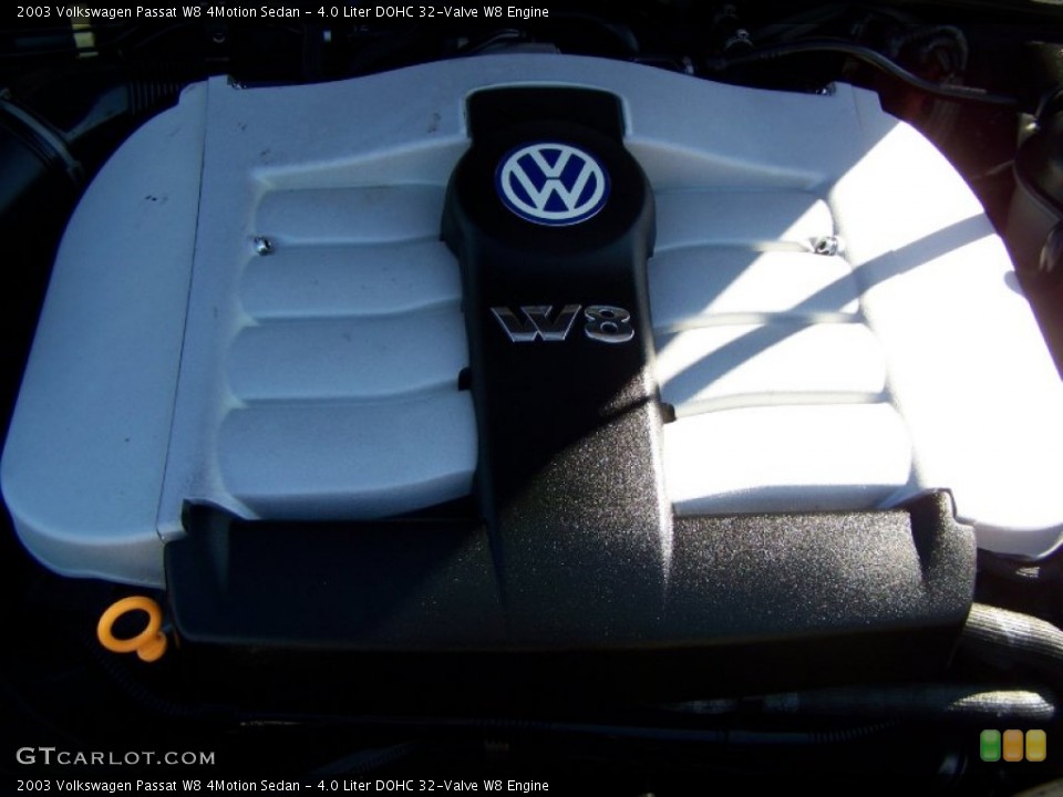 4.0 Liter DOHC 32-Valve W8 Engine for the 2003 Volkswagen Passat #59312624