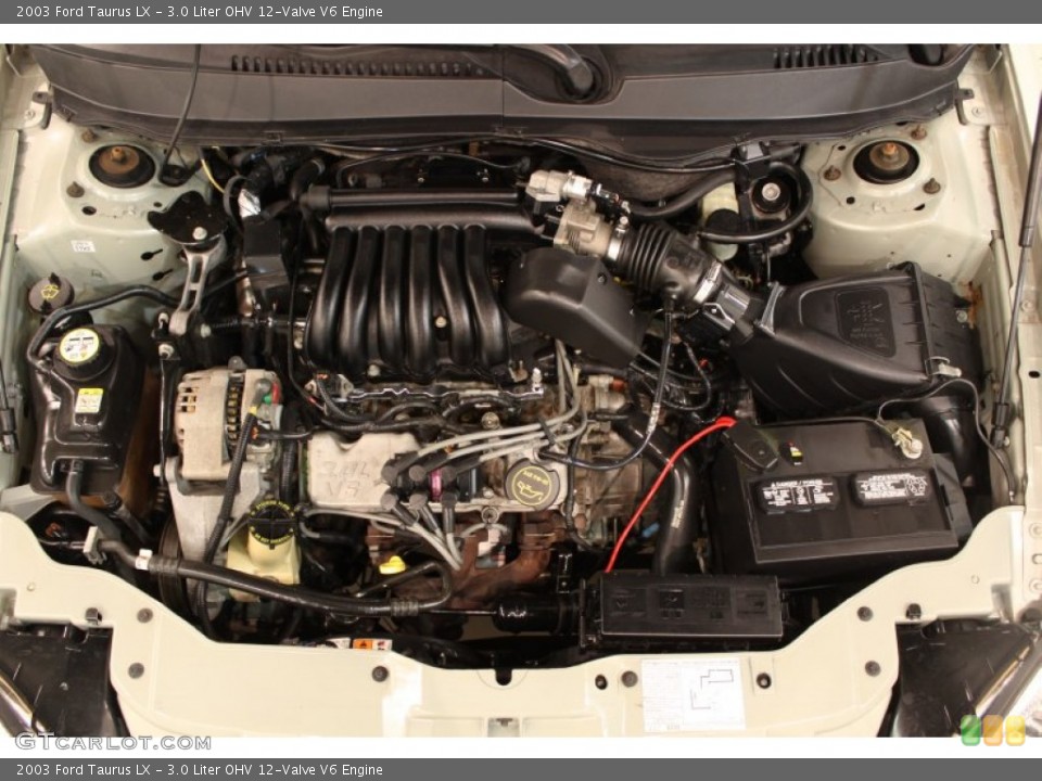 3.0 Liter OHV 12-Valve V6 2003 Ford Taurus Engine