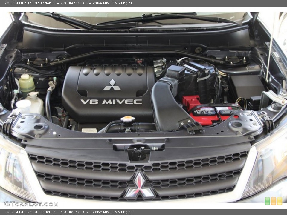3.0 Liter SOHC 24 Valve MIVEC V6 2007 Mitsubishi Outlander Engine