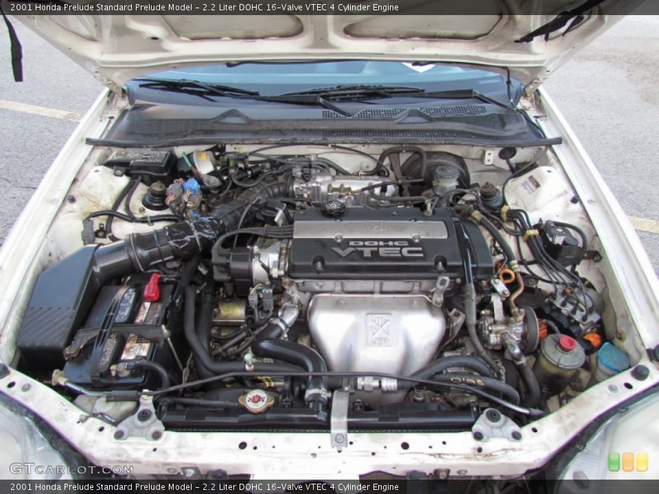 2.2 Liter DOHC 16-Valve VTEC 4 Cylinder 2001 Honda Prelude Engine