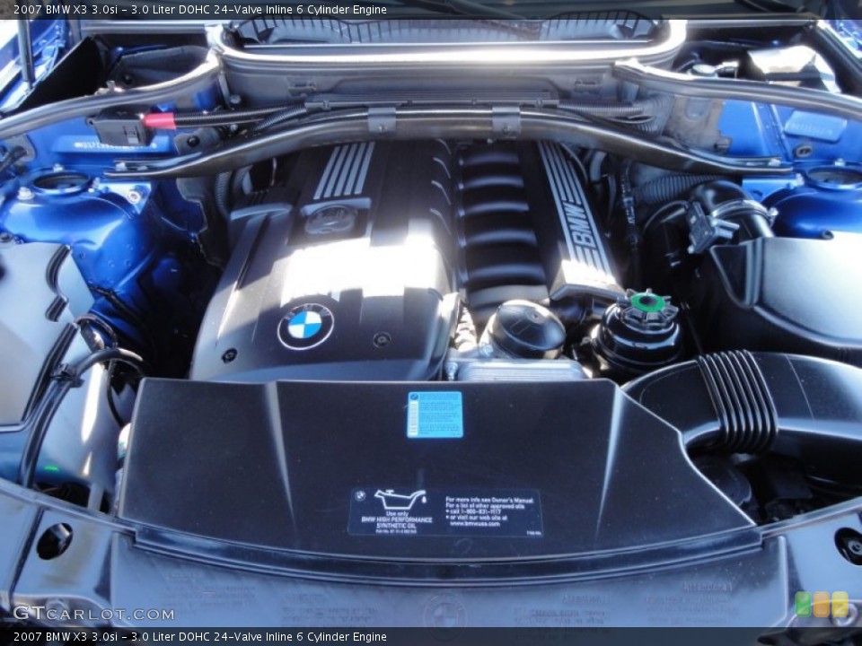 3.0 Liter DOHC 24-Valve Inline 6 Cylinder Engine for the 2007 BMW X3 #59335834