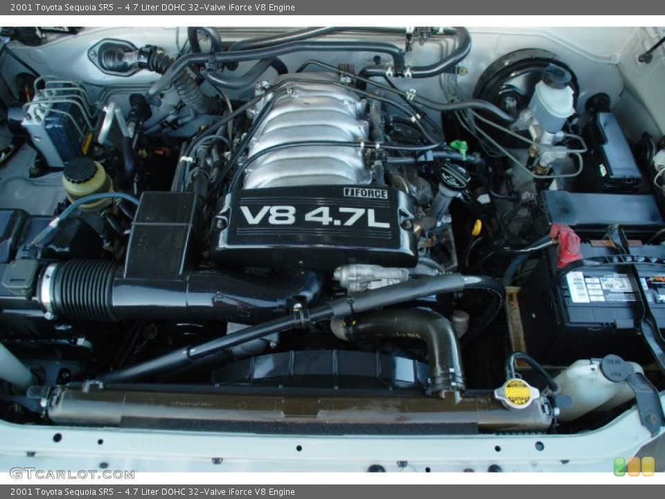 4.7 Liter DOHC 32-Valve iForce V8 Engine for the 2001 Toyota Sequoia #59336137