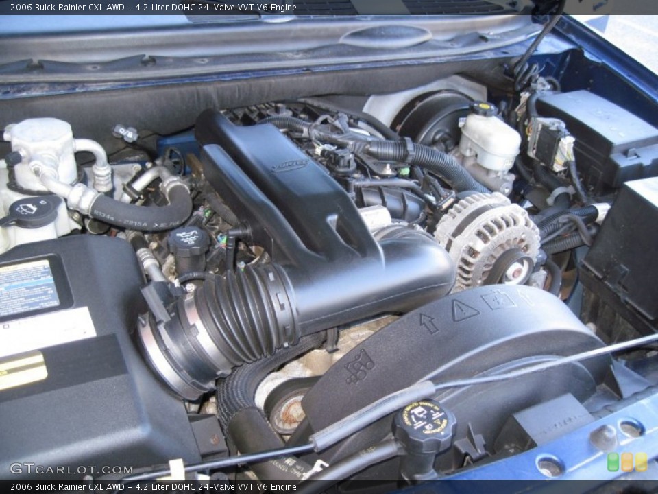 4.2 Liter DOHC 24-Valve VVT V6 Engine for the 2006 Buick Rainier #59337055