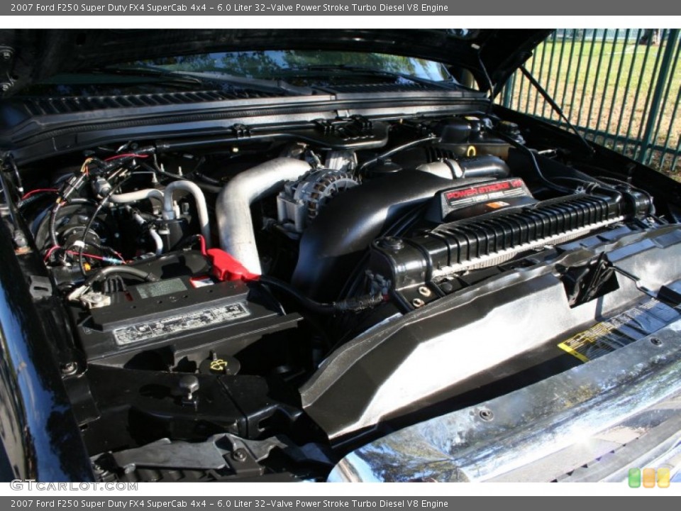 6.0 Liter 32-Valve Power Stroke Turbo Diesel V8 Engine for the 2007 Ford F250 Super Duty #59343241