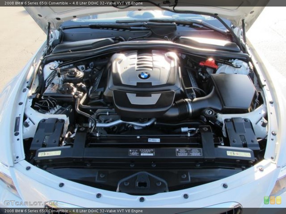 4.8 Liter DOHC 32-Valve VVT V8 Engine for the 2008 BMW 6 Series #59354188