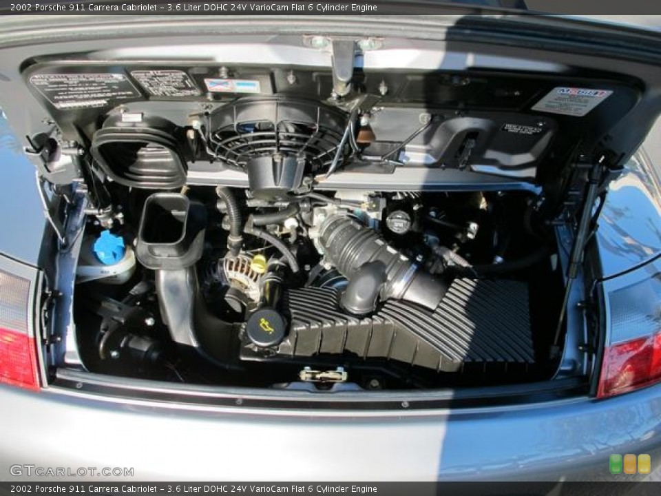 3.6 Liter DOHC 24V VarioCam Flat 6 Cylinder Engine for the 2002 Porsche 911 #59354431
