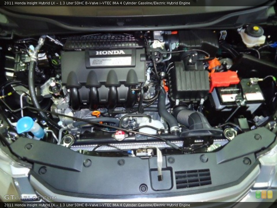 1.3 Liter SOHC 8-Valve i-VTEC IMA 4 Cylinder Gasoline/Electric Hybrid Engine for the 2011 Honda Insight #59354969