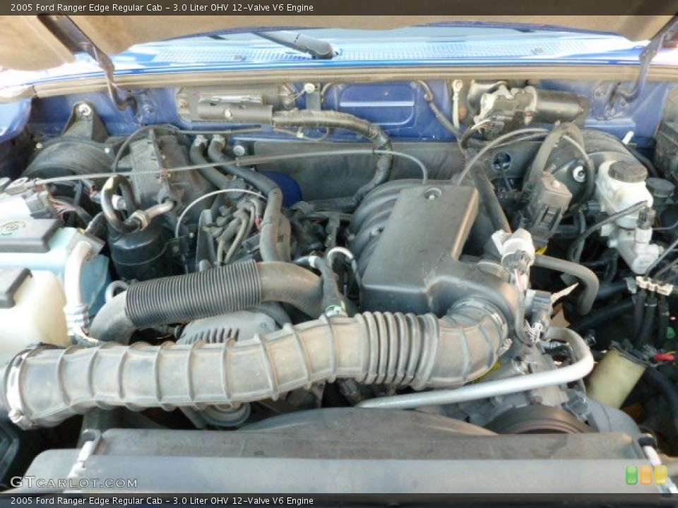 3.0 Liter OHV 12-Valve V6 2005 Ford Ranger Engine