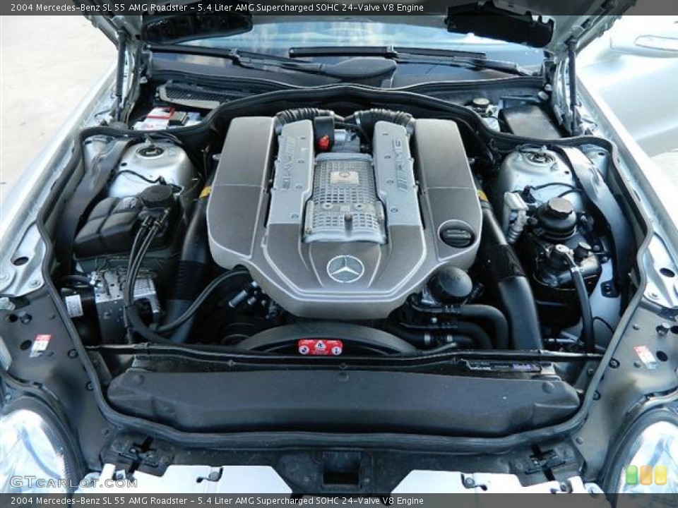 5.4 Liter AMG Supercharged SOHC 24-Valve V8 Engine for the 2004 Mercedes-Benz SL #59362572