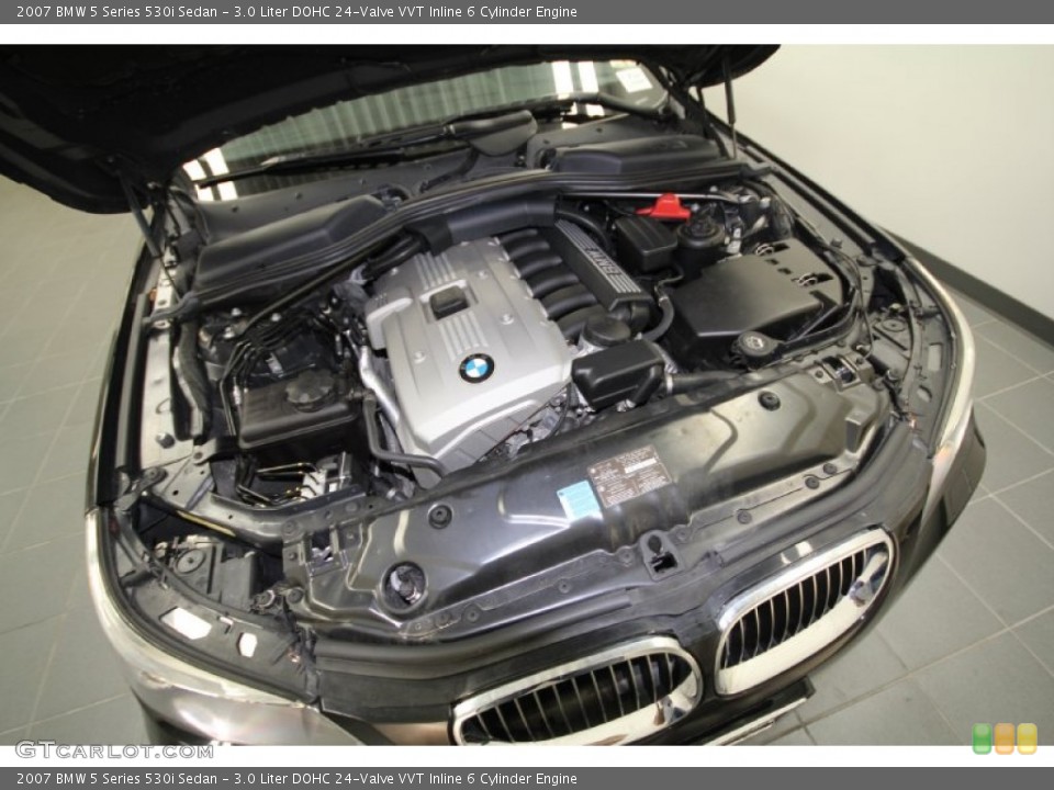 3.0 Liter DOHC 24-Valve VVT Inline 6 Cylinder Engine for the 2007 BMW 5 Series #59378009
