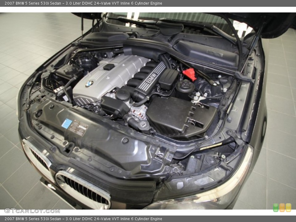 3.0 Liter DOHC 24-Valve VVT Inline 6 Cylinder Engine for the 2007 BMW 5 Series #59378017