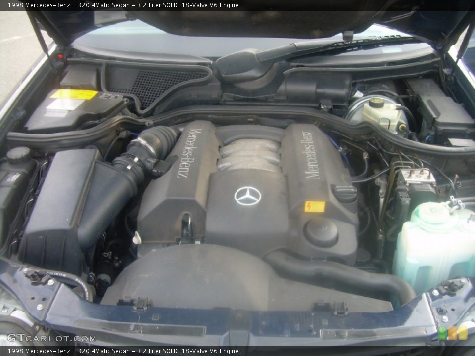 3.2 Liter SOHC 18-Valve V6 1998 Mercedes-Benz E Engine