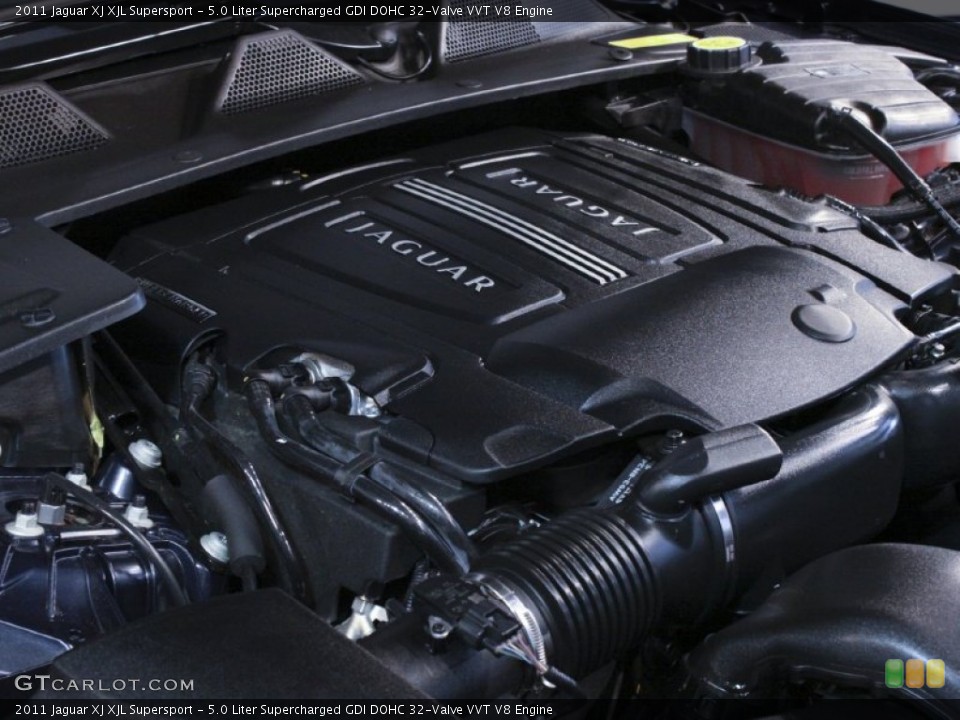 5.0 Liter Supercharged GDI DOHC 32-Valve VVT V8 Engine for the 2011 Jaguar XJ #59381953