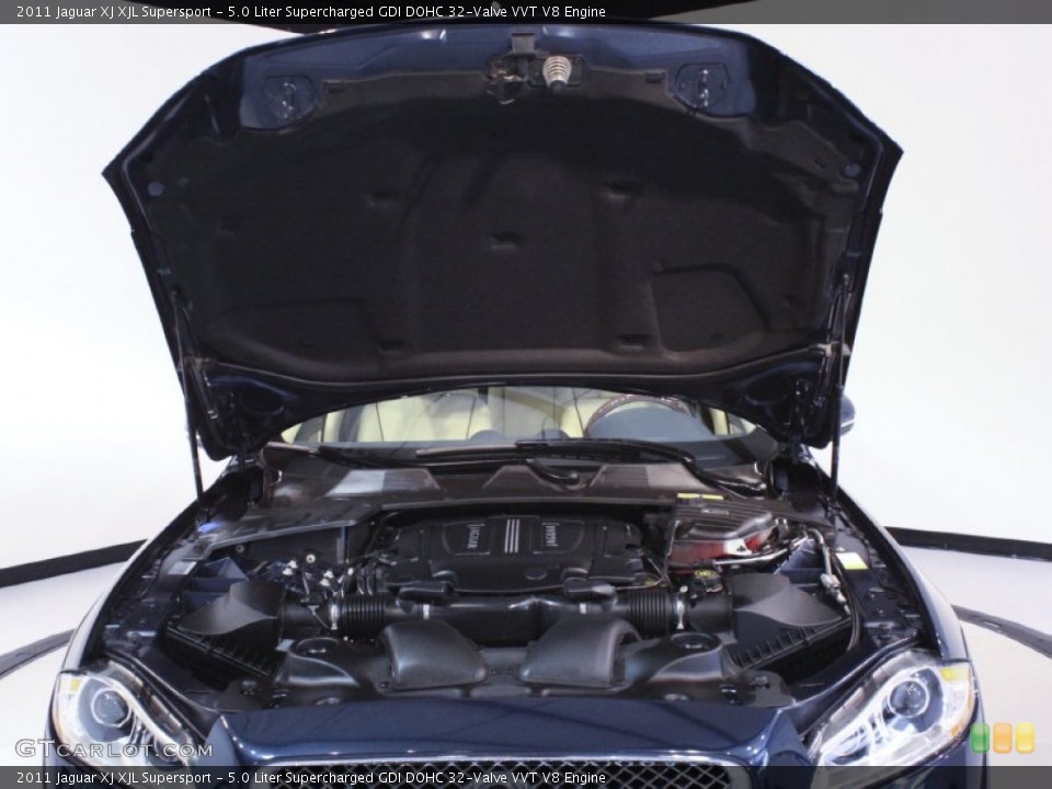 5.0 Liter Supercharged GDI DOHC 32-Valve VVT V8 Engine for the 2011 Jaguar XJ #59381960