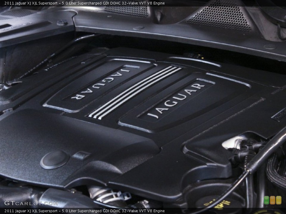 5.0 Liter Supercharged GDI DOHC 32-Valve VVT V8 Engine for the 2011 Jaguar XJ #59381978