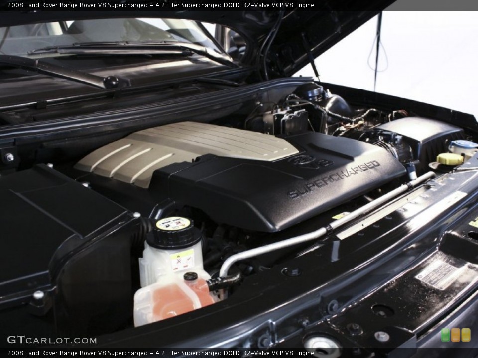 4.2 Liter Supercharged DOHC 32-Valve VCP V8 Engine for the 2008 Land Rover Range Rover #59383748