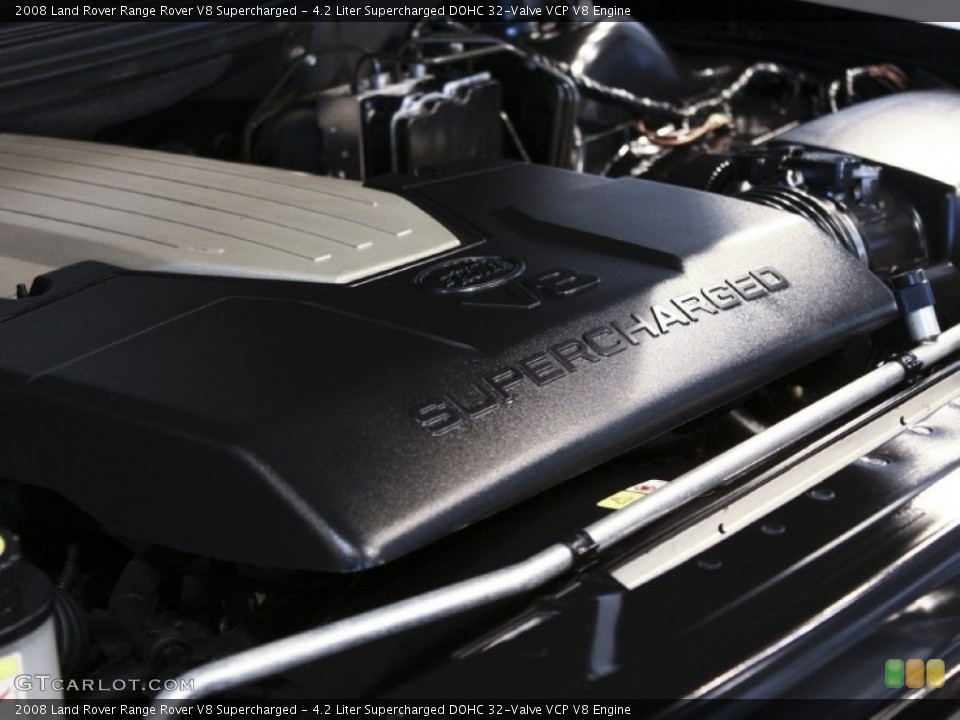 4.2 Liter Supercharged DOHC 32-Valve VCP V8 Engine for the 2008 Land Rover Range Rover #59383757