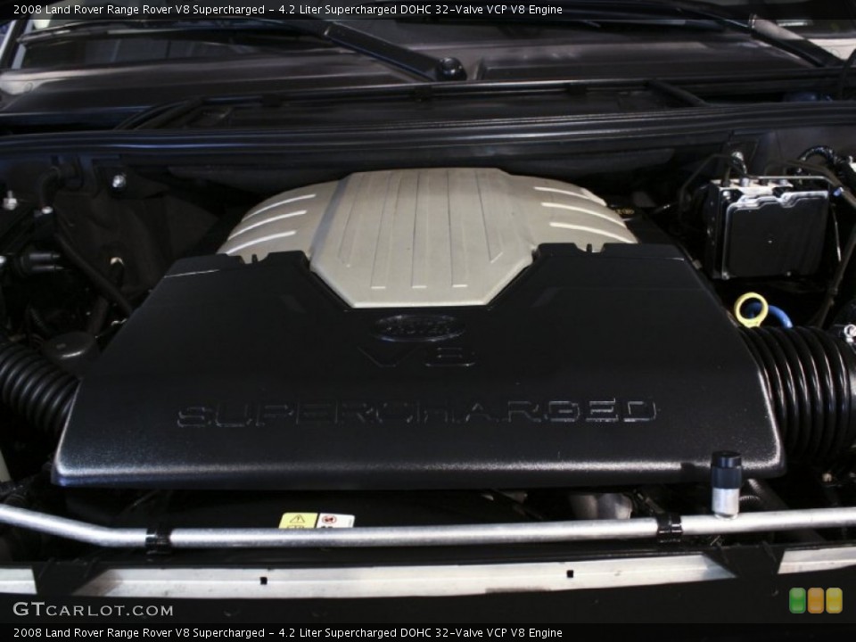 4.2 Liter Supercharged DOHC 32-Valve VCP V8 Engine for the 2008 Land Rover Range Rover #59383762