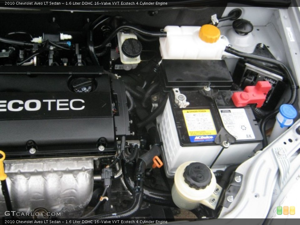 1.6 Liter DOHC 16-Valve VVT Ecotech 4 Cylinder Engine for the 2010 Chevrolet Aveo #59388511