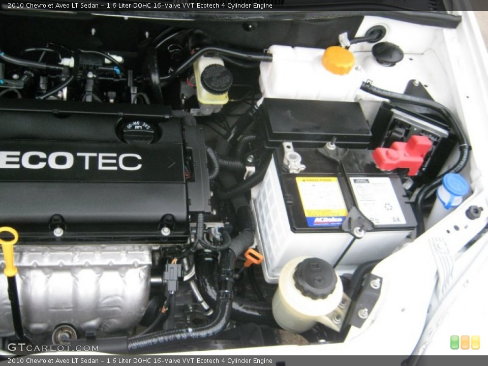 1.6 Liter DOHC 16-Valve VVT Ecotech 4 Cylinder Engine for the 2010 Chevrolet Aveo #59388721