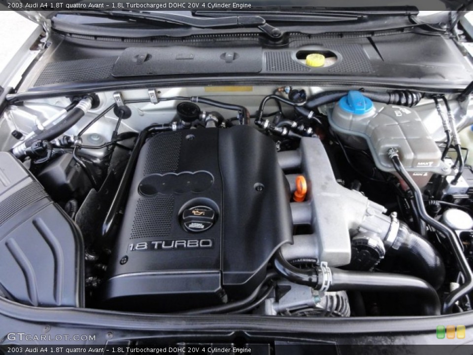 1.8L Turbocharged DOHC 20V 4 Cylinder Engine for the 2003 Audi A4 #59391047