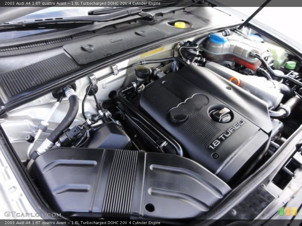 1.8L Turbocharged DOHC 20V 4 Cylinder Engine for the 2003 Audi A4 #59391065