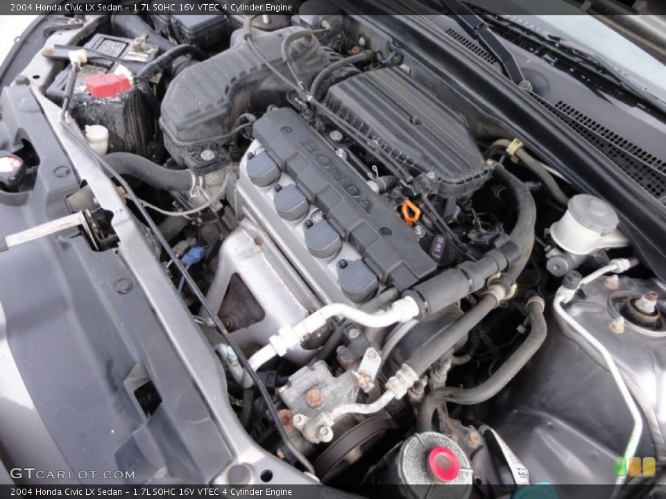 1.7L SOHC 16V VTEC 4 Cylinder Engine for the 2004 Honda Civic #59394179