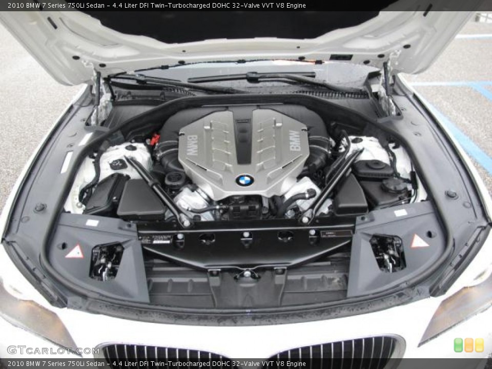 4.4 Liter DFI Twin-Turbocharged DOHC 32-Valve VVT V8 Engine for the 2010 BMW 7 Series #59394413