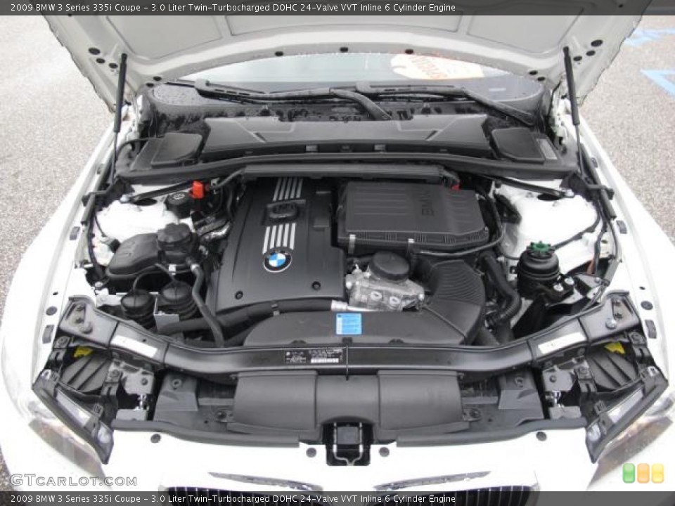 3.0 Liter Twin-Turbocharged DOHC 24-Valve VVT Inline 6 Cylinder Engine for the 2009 BMW 3 Series #59394894