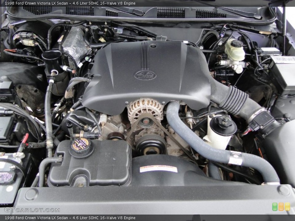 4.6 Liter SOHC 16-Valve V8 Engine for the 1998 Ford Crown Victoria #59396474