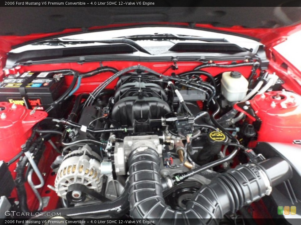 4.0 Liter SOHC 12-Valve V6 Engine for the 2006 Ford Mustang #59401421