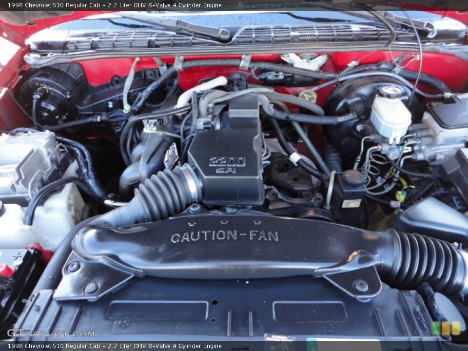 2.2 Liter OHV 8-Valve 4 Cylinder Engine for the 1998 Chevrolet S10 #59402501