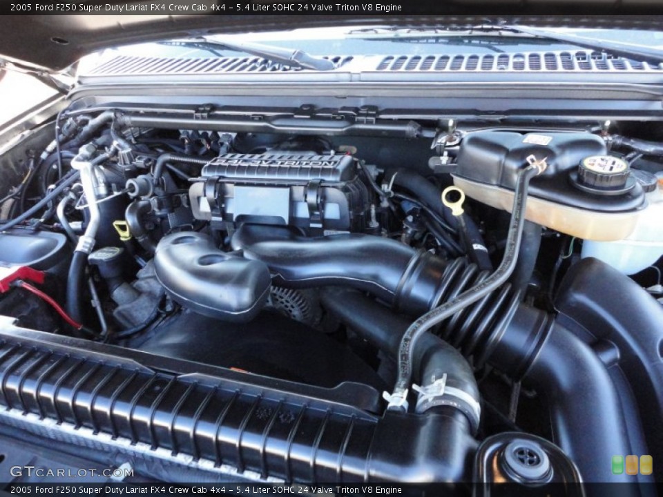 5.4 Liter SOHC 24 Valve Triton V8 Engine for the 2005 Ford F250 Super Duty #59405216