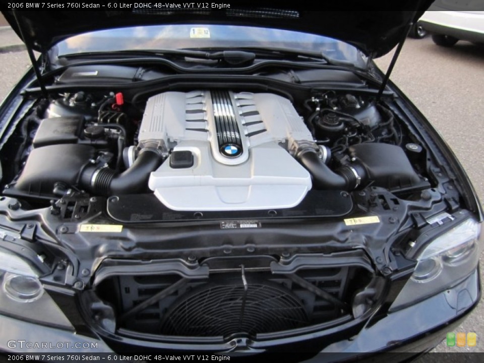 6.0 Liter DOHC 48-Valve VVT V12 Engine for the 2006 BMW 7 Series #59407346