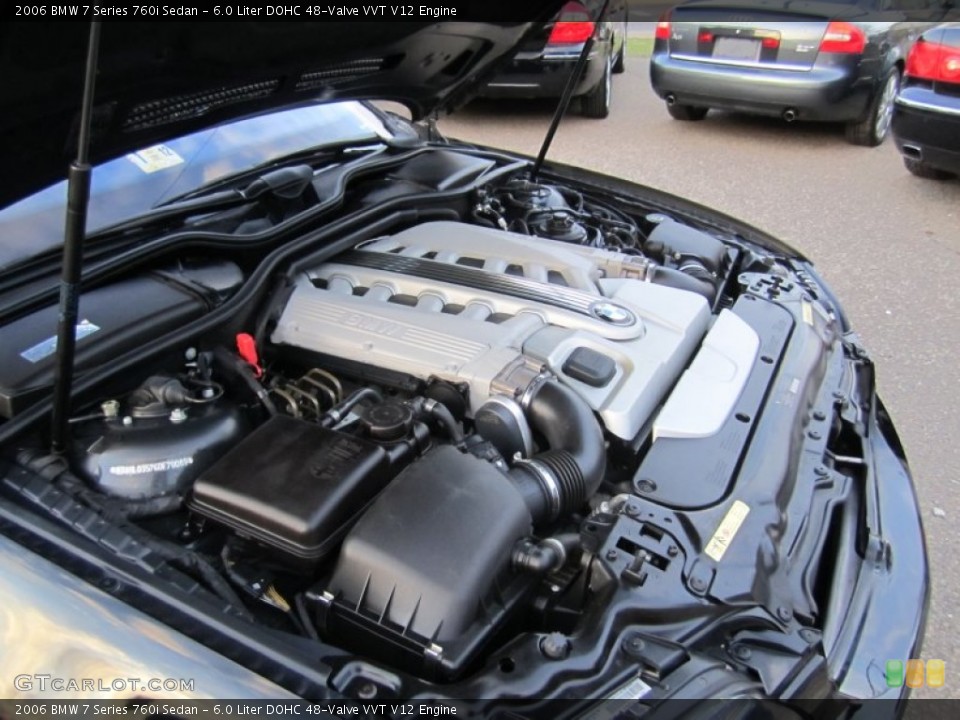 6.0 Liter DOHC 48-Valve VVT V12 Engine for the 2006 BMW 7 Series #59407355