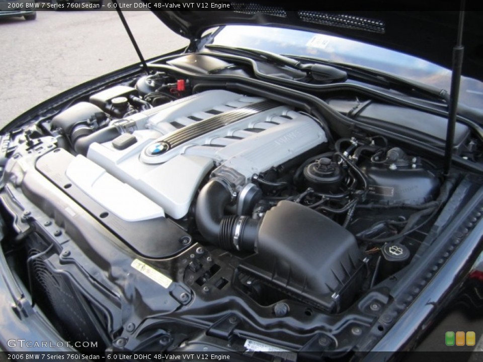 6.0 Liter DOHC 48-Valve VVT V12 Engine for the 2006 BMW 7 Series #59407364