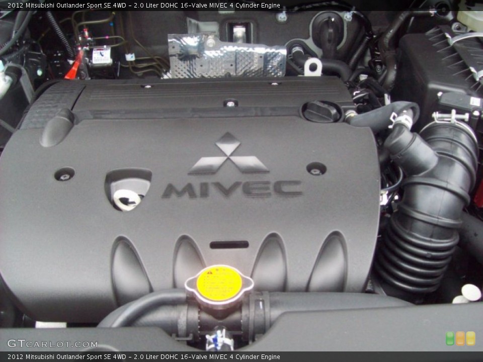 2.0 Liter DOHC 16-Valve MIVEC 4 Cylinder Engine for the 2012 Mitsubishi Outlander Sport #59413085