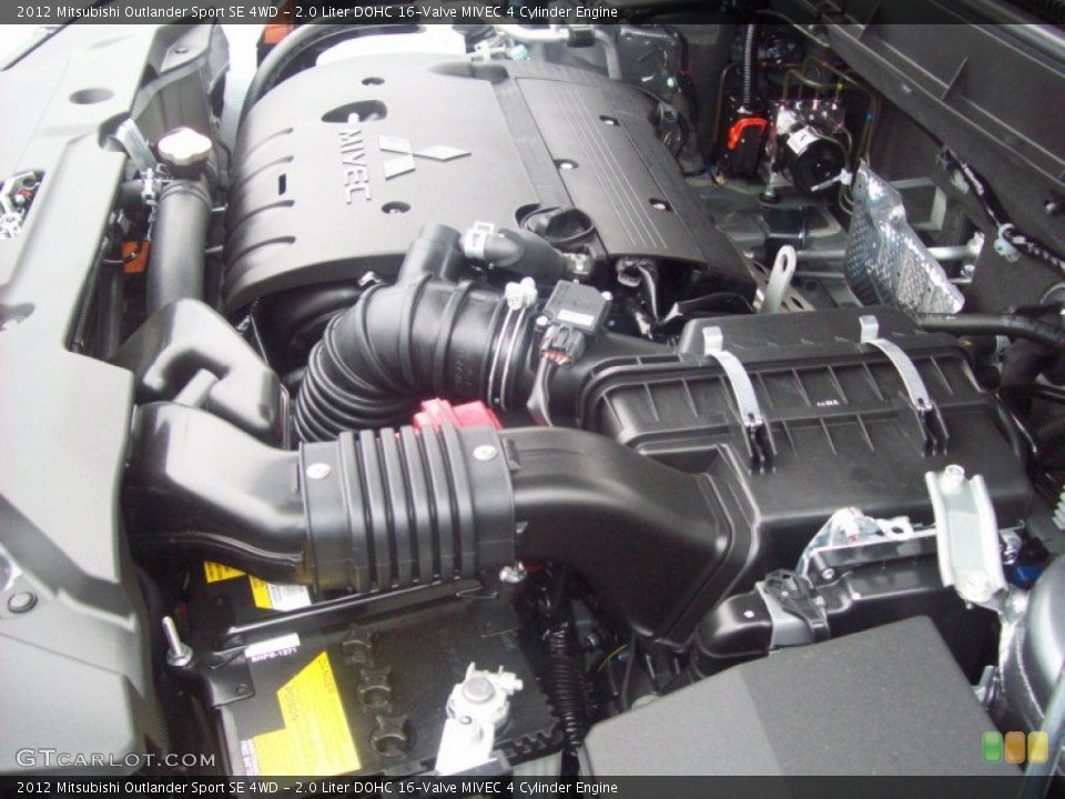 2.0 Liter DOHC 16-Valve MIVEC 4 Cylinder Engine for the 2012 Mitsubishi Outlander Sport #59413091