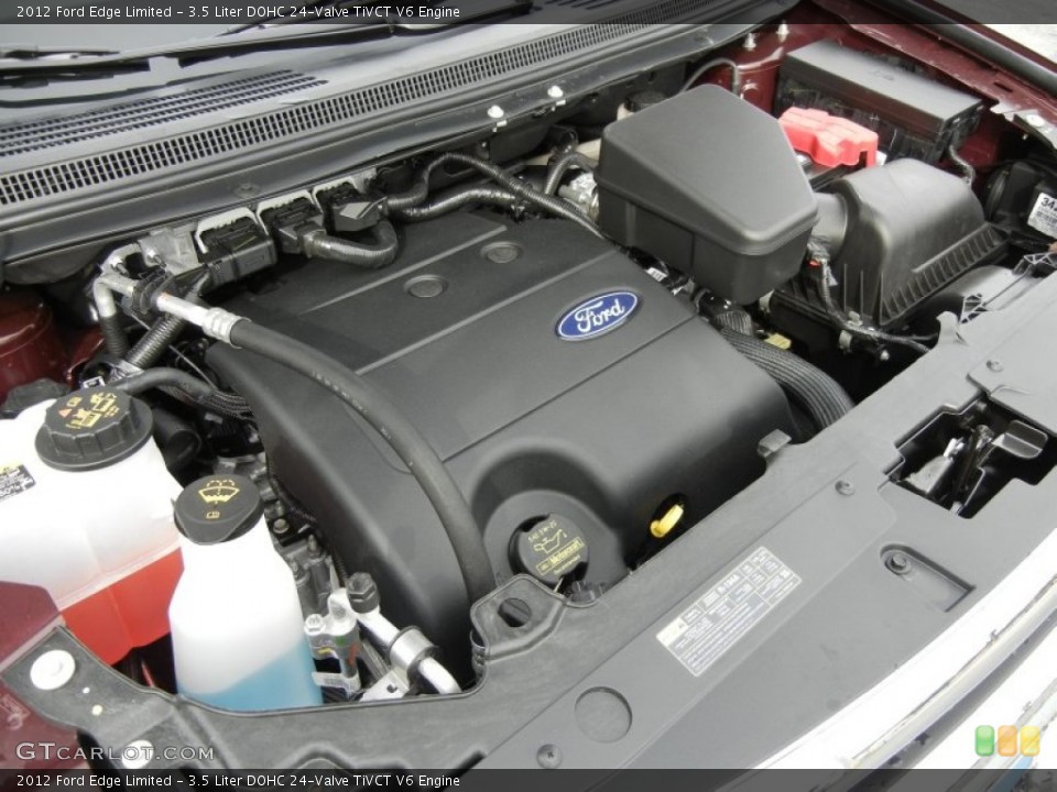 3.5 Liter DOHC 24-Valve TiVCT V6 2012 Ford Edge Engine