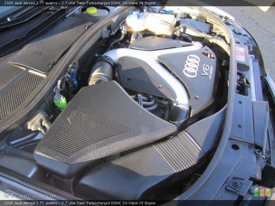 2.7 Liter Twin-Turbocharged DOHC 30-Valve V6 Engine for the 2005 Audi Allroad #59427988