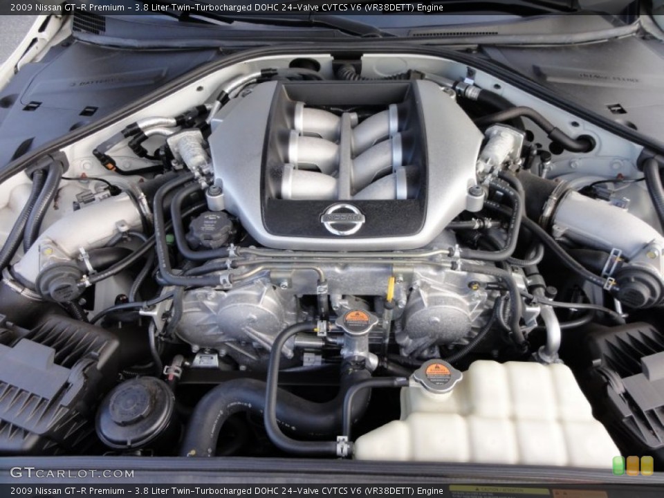 3.8 Liter Twin-Turbocharged DOHC 24-Valve CVTCS V6 (VR38DETT) Engine for the 2009 Nissan GT-R #59447021