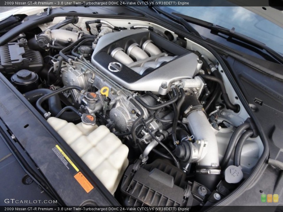 3.8 Liter Twin-Turbocharged DOHC 24-Valve CVTCS V6 (VR38DETT) Engine for the 2009 Nissan GT-R #59447030