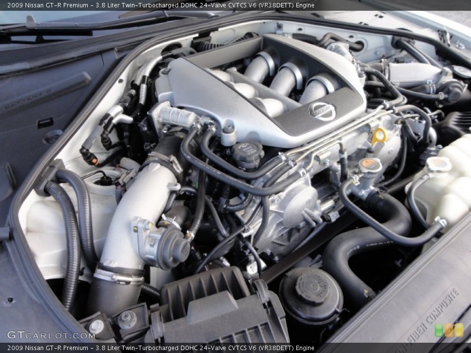 3.8 Liter Twin-Turbocharged DOHC 24-Valve CVTCS V6 (VR38DETT) Engine for the 2009 Nissan GT-R #59447042