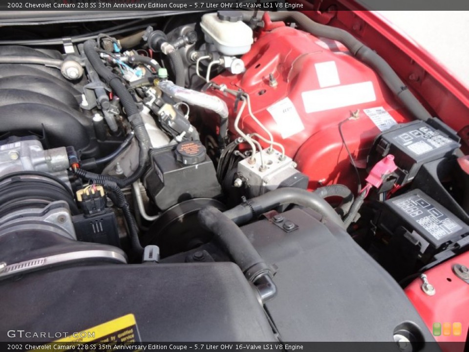5.7 Liter OHV 16-Valve LS1 V8 Engine for the 2002 Chevrolet Camaro #59472167